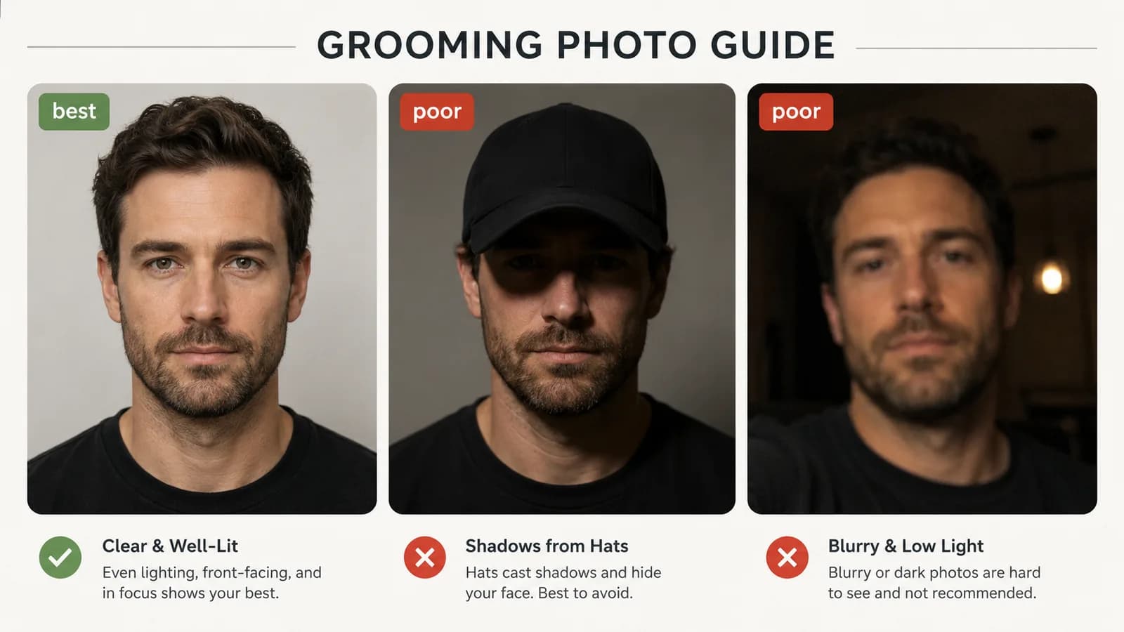 Photo upload best practices for getting a more useful bald preview result