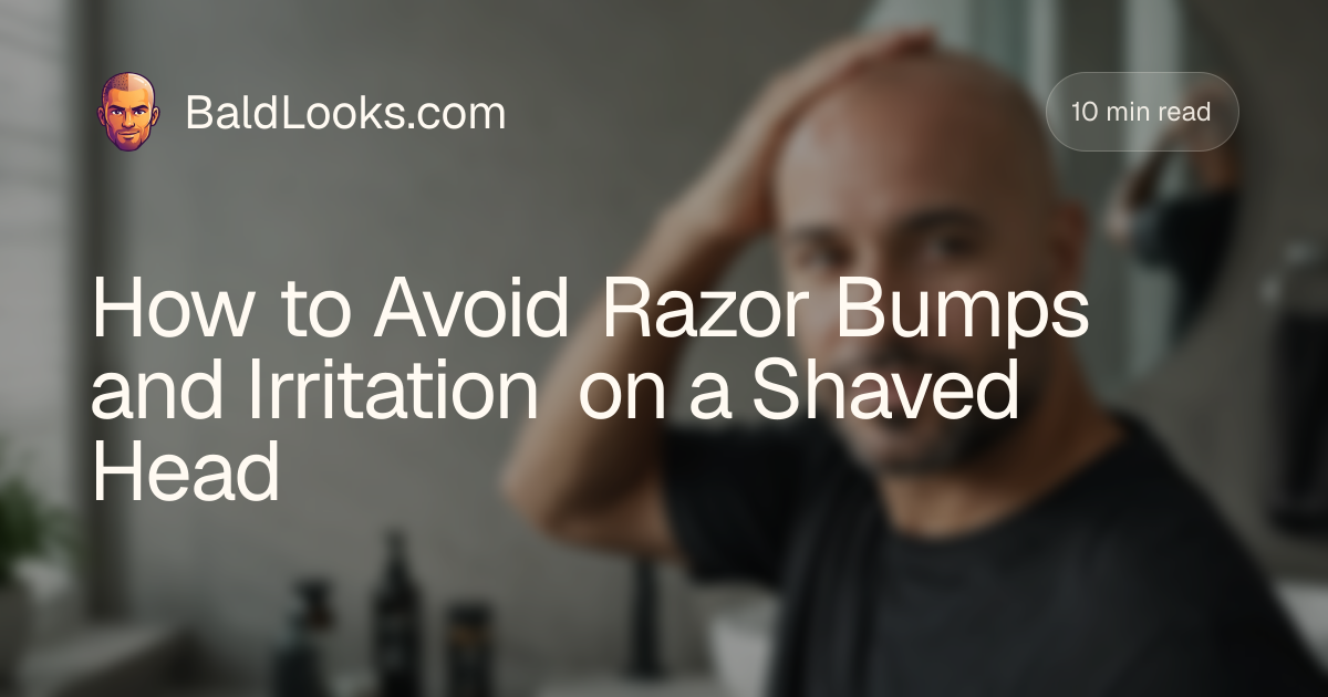 How to Avoid Razor Bumps and Irritation on a Shaved Head | BaldLooks